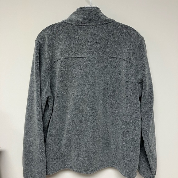 L.L. Bean Charcoal Fleece Jacket, L - Picture 2 of 4